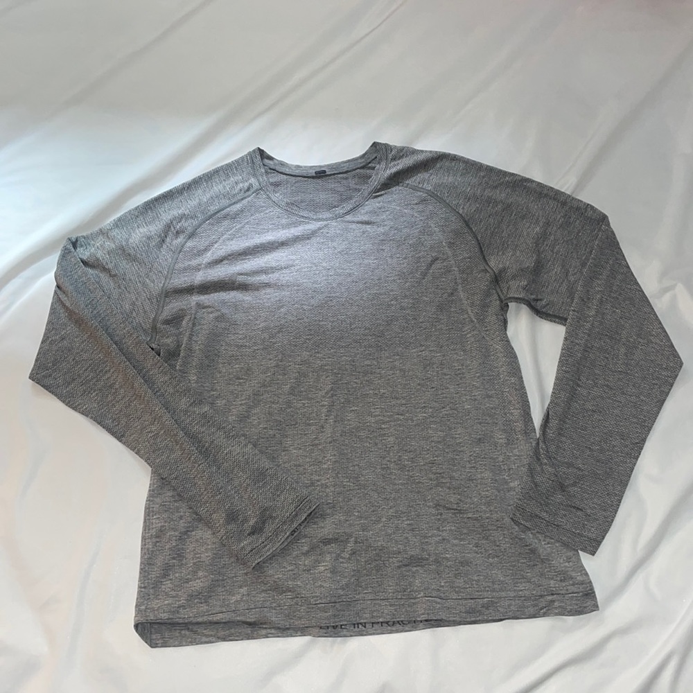 Metal Vent Tech Grey Lululemon Long Sleeve